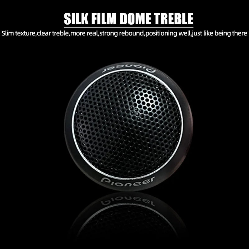 600W Car Stereo Speakers (2*300W) Music Car Tweeter Car Audio Silk Film Speaker Boxes High-Pitched Modificat Tweeter Loudspeaker