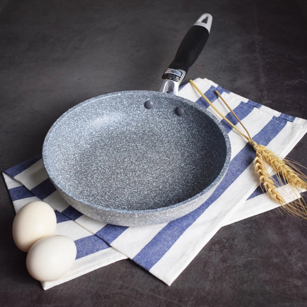 28cm Durable Non-Stick Wok Frying Pan Ceramic Pot Home Steak Skillet Pancake Fried Induction Cooker Gas Stove Special Saucepan