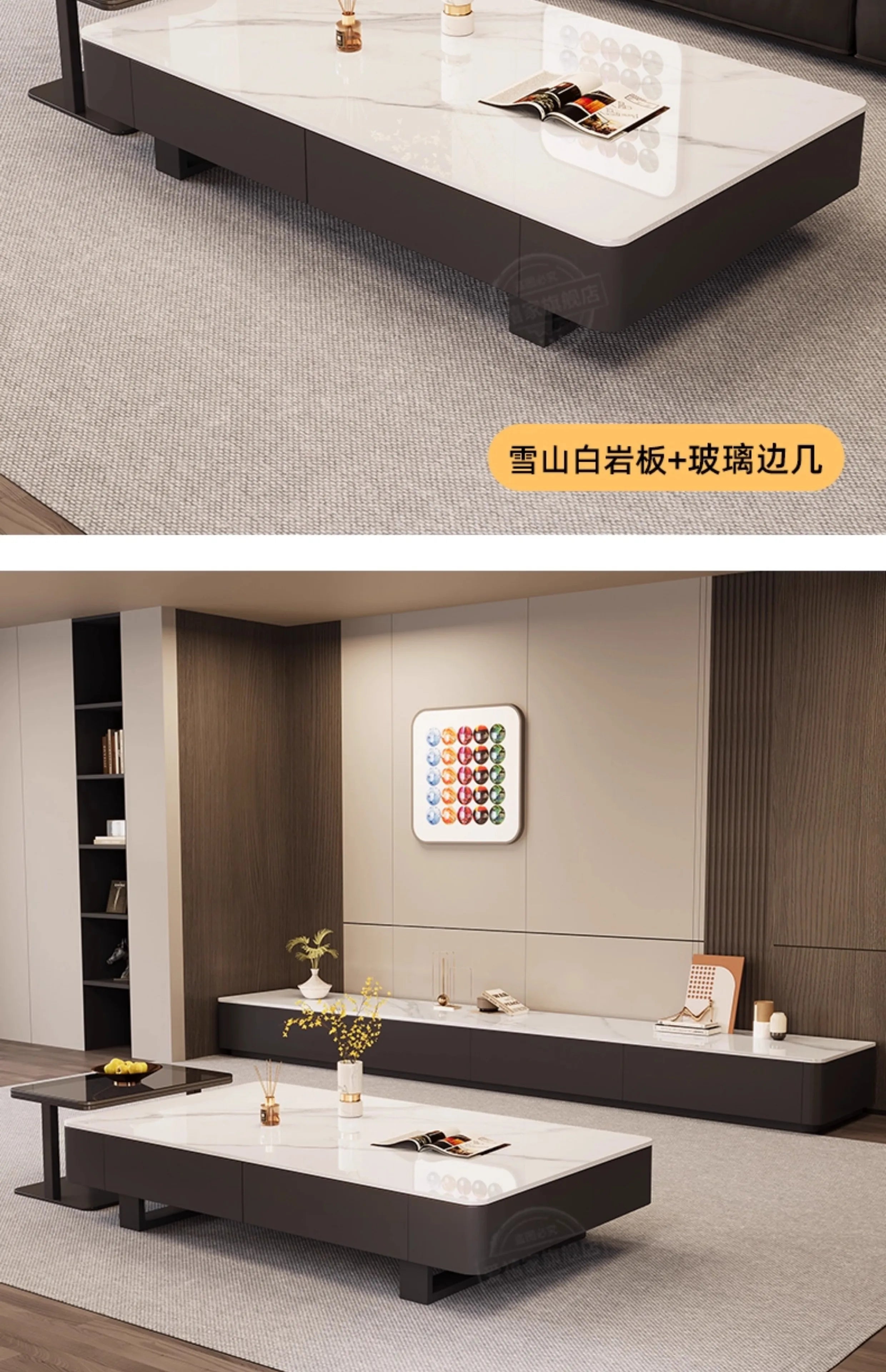 Trendy Beauty Coffee Table Modern Nordic European Luxury Coffee Tables Glamour Exquisite Mesa De Centro Sala Home Furniture