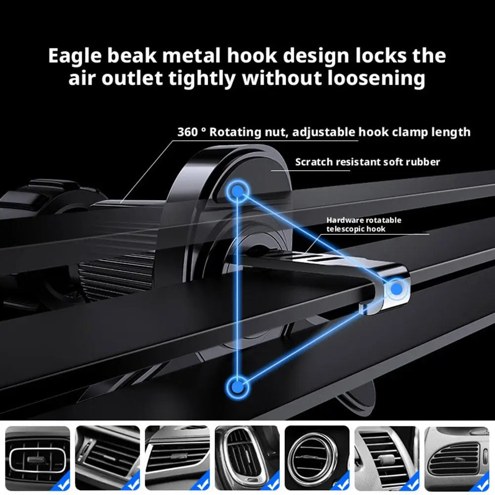 NEW Magnetic Car Phone Holder Stand Car Air Outlet Navigation Bracket For Magsafe Support GPS Mobile Bracket Auto Interior Decor