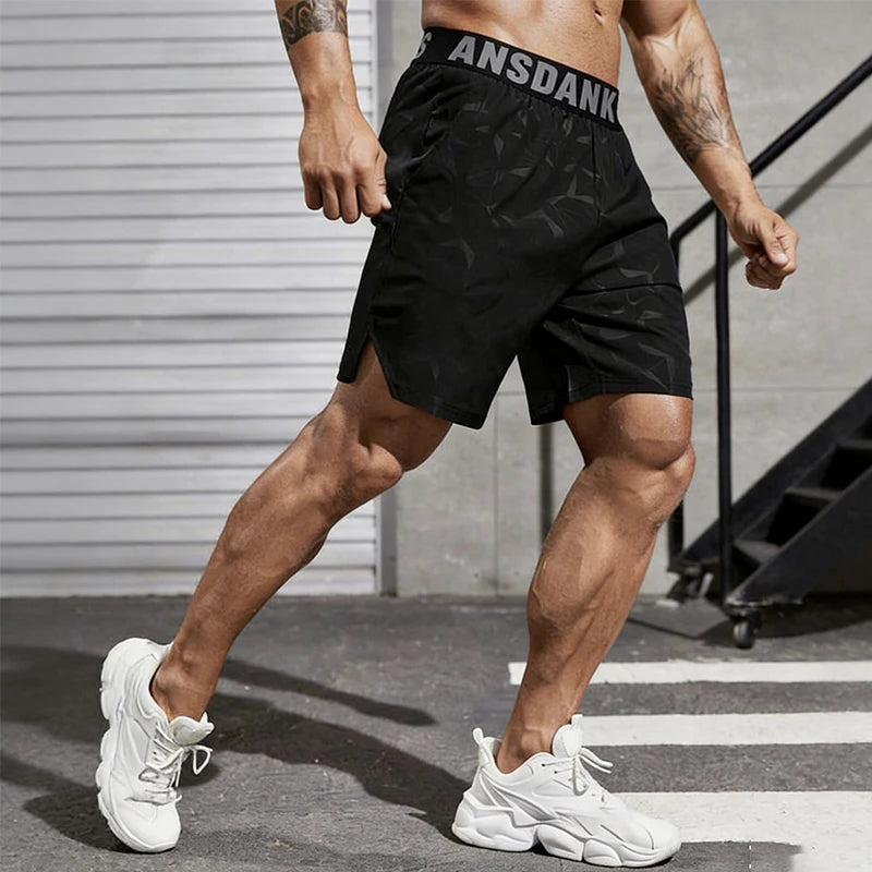 Men Running Shorts Summer Sportswear Male Football Clothing Gym Fitness Tracksuit Jogging Training Shorts Sport Short Pant Men
