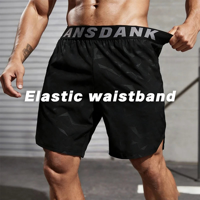 Men Running Shorts Summer Sportswear Male Football Clothing Gym Fitness Tracksuit Jogging Training Shorts Sport Short Pant Men