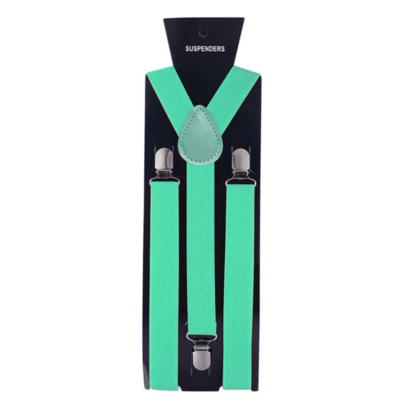 Suspenders For Men Pants Apparel Adult Suspender Man Shirt Dress Women Wedding Party Solid Colors Suit Skirt With Braces Straps