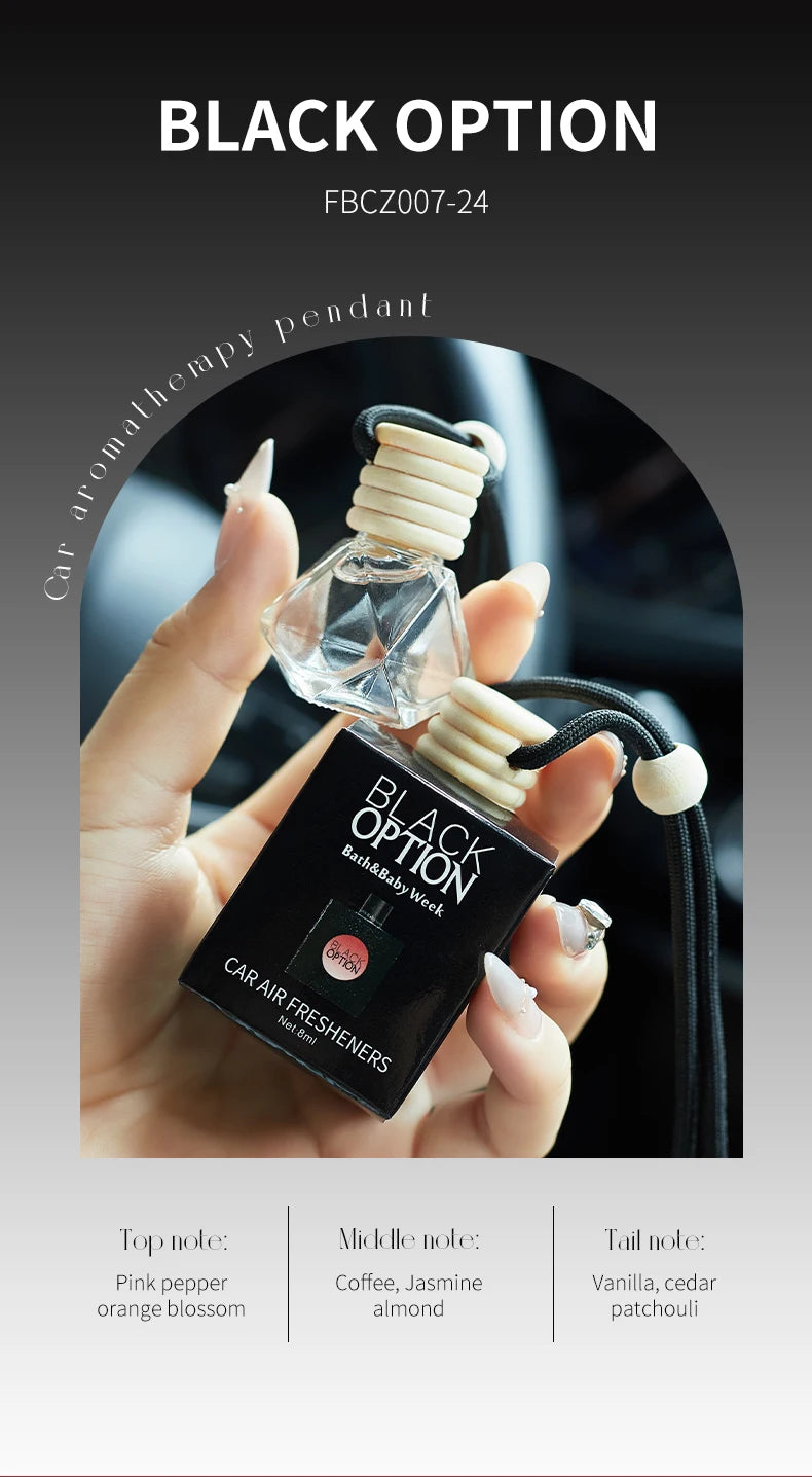 Perfume bottle car perfume, long-term car air freshener, car perfume used for car interior accessories, keep charming and fresh