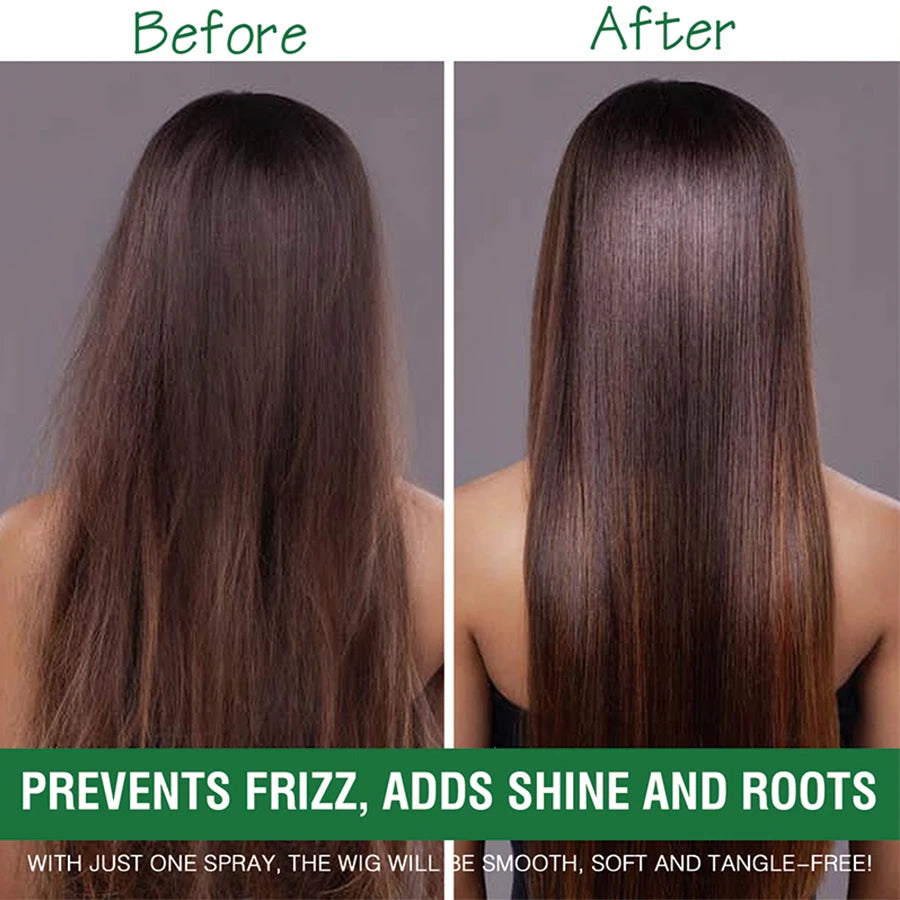 100m Wig Milk Spray for Wigs Smooth and Shiny Wig Leave-in Conditioner Women Synthetic Hair Anti Frizz Moisturizing Care Product