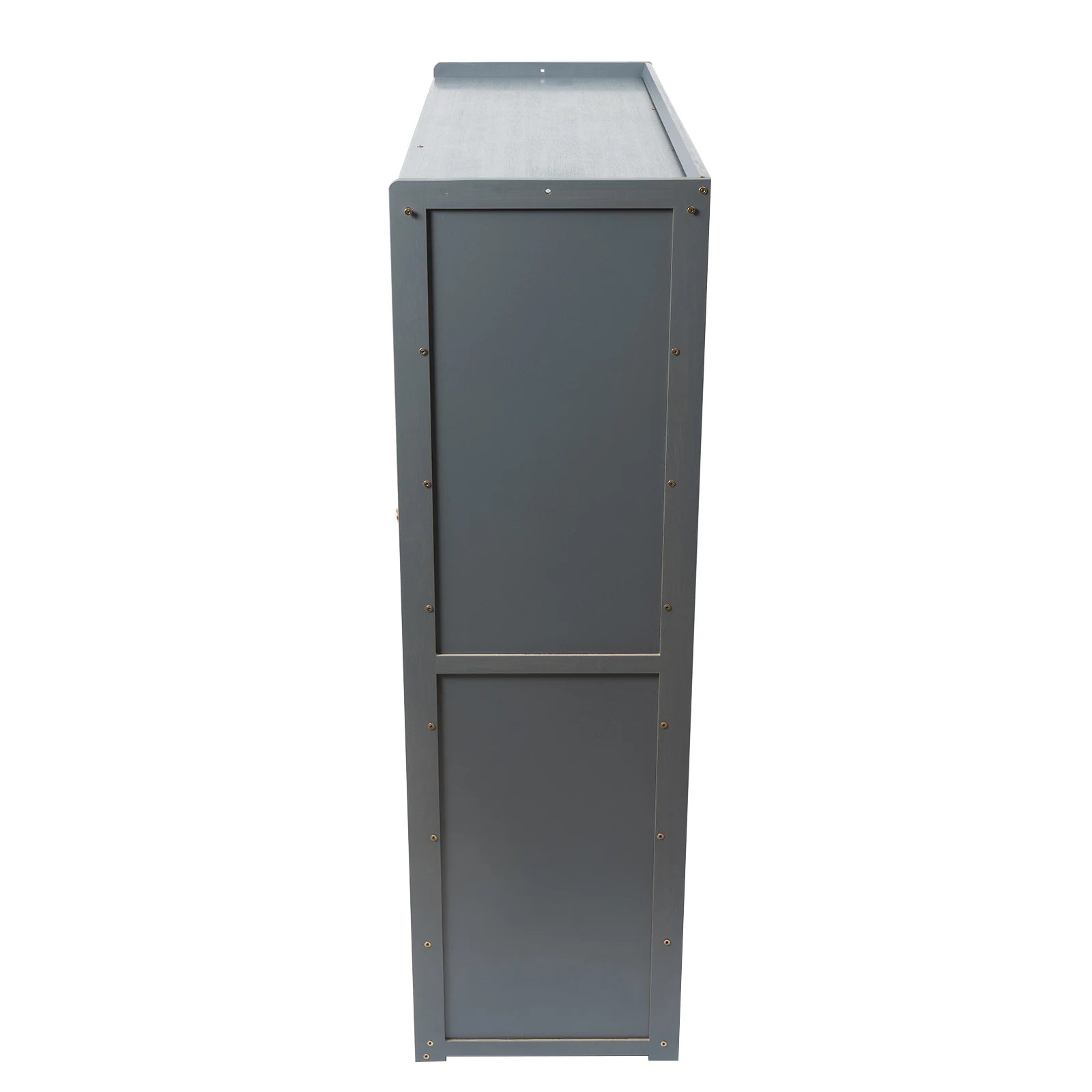 3-Door 8-Tier Dustproof Shoe Cabinet Freestanding Bamboo Shoe Rack Organizer for Hallway Entryway