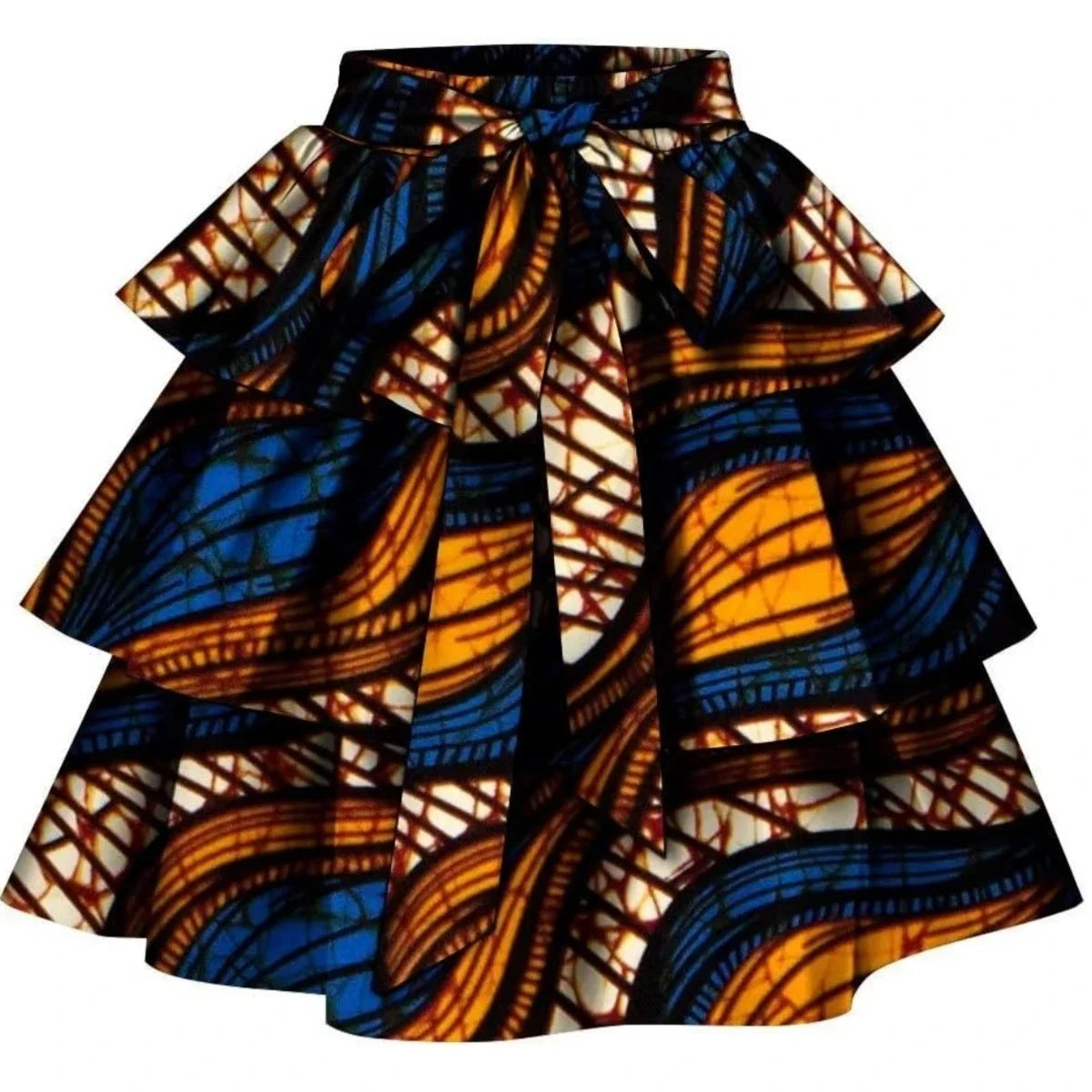 Sale! New African Print Clothes for Womem private custom pure cotton ankara print dashiki bazin riche casual skirt for women