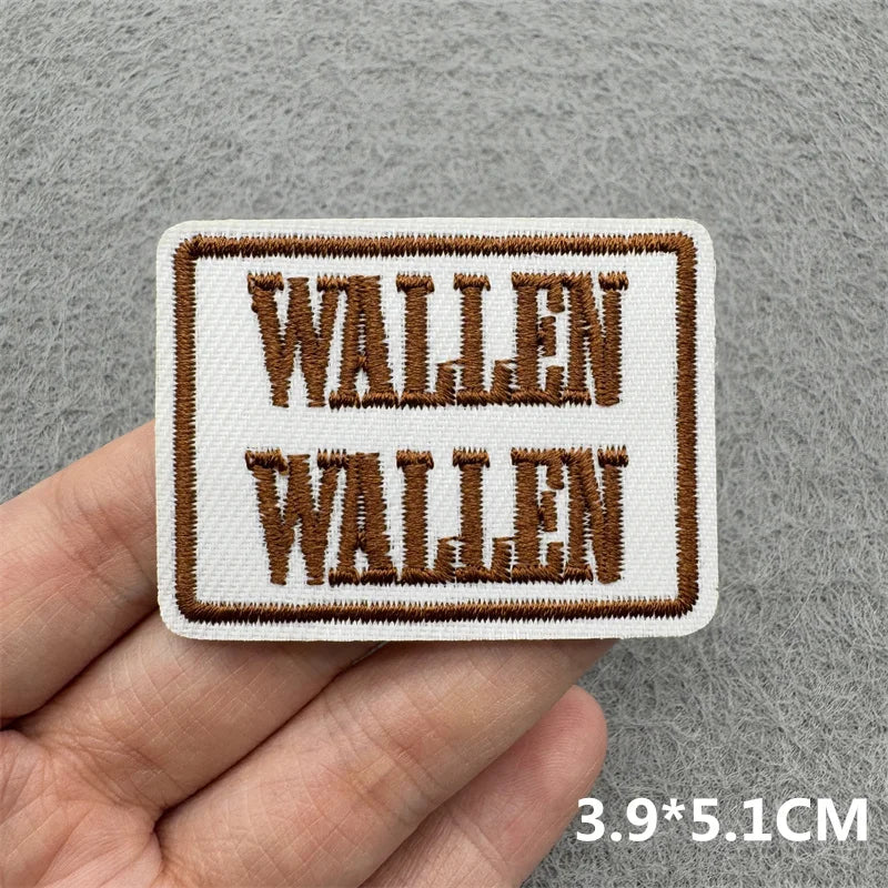 Western Cowboy Embroidered Patches DIY Boots Horse Patch For Clothing Iron On Patches Jackets Backpack Hats Sew Badges Patches