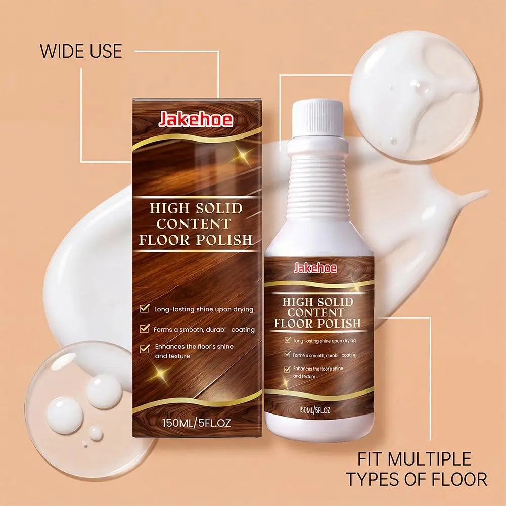 150ml Floor Care Agent, Wooden Floor Restorer Scratch Repair, Long-Lasting Gloss Protective Coating for Wood Floors