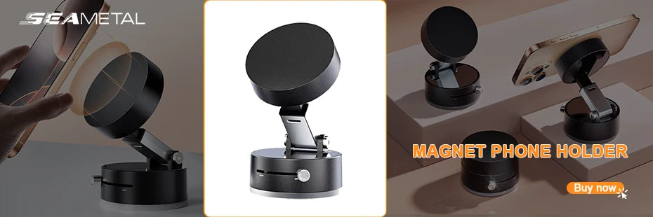 SEAMETAL Car Dashboard Phone Bracket Universal Auto Cellphone Stand For GPS Navigation Universal Desk Windshield Hanging Holder