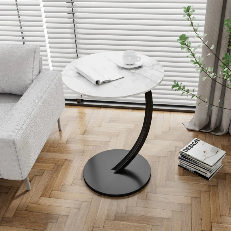 Coffee table small table removable sofa side table living room minimalist round table bedside table side table shelf minimalist
