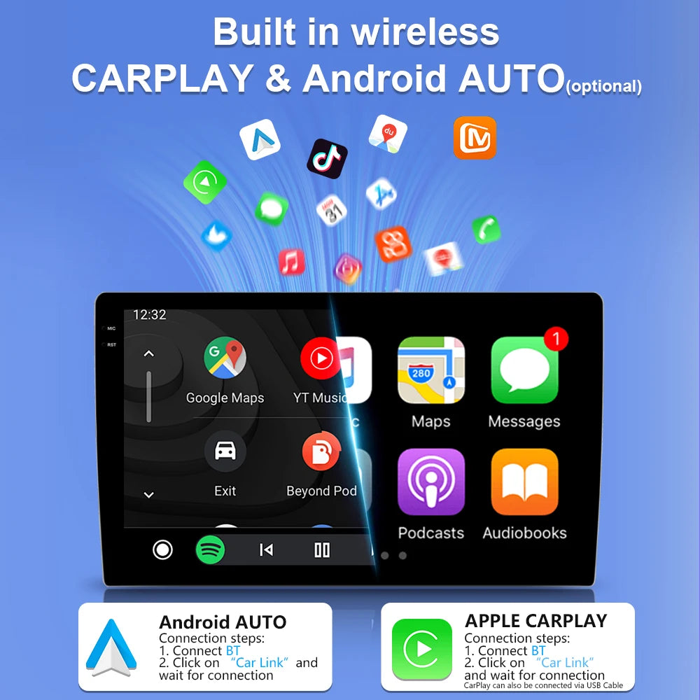 Auto Radio Android 15 Car For Hyundai Tucson 2 LM IX35 2009-2015 Multimedia Dash Cam Player Screen Navigation Head Unit No DVD