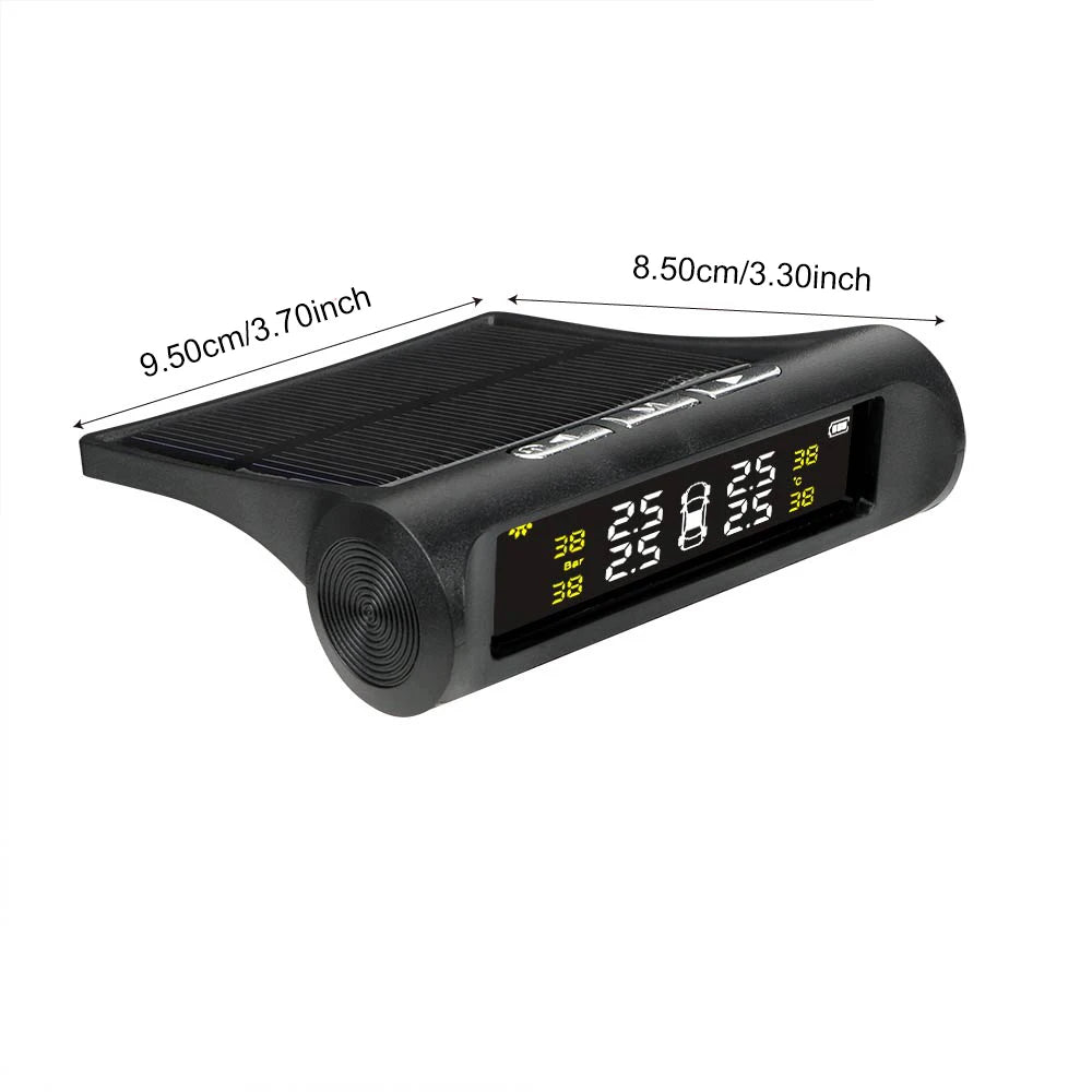 Car Tire Pressure Monitoring System Car Tyre Pressure Monitor Tyre Pressure Alarm 4 External Sensors