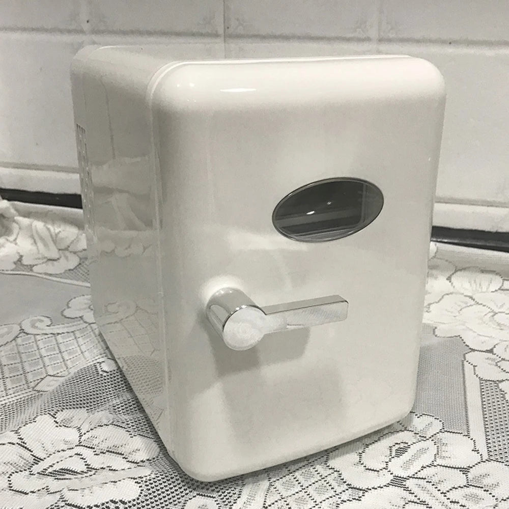 110V 220V 4L Mini Fridge Portable Refrigerator Warmer Cooler Beverage Drink Cans Samll Freezer for Home Kitchen Household 미니냉