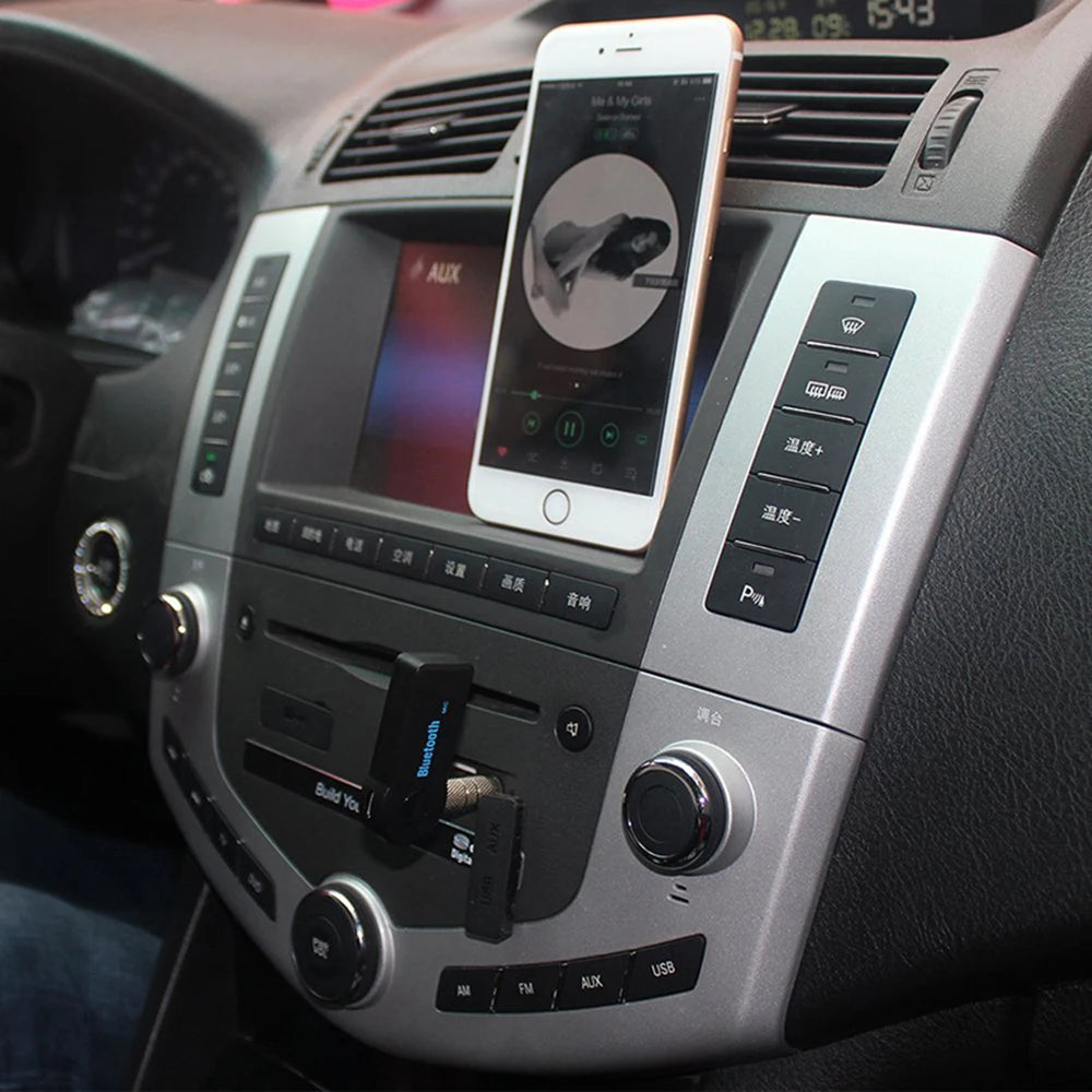 Portable Wireless Bluetooth-compatible Receiver 3.5mm Phone AUX Audio MP3 Car Stereo Music Receiver Adapter