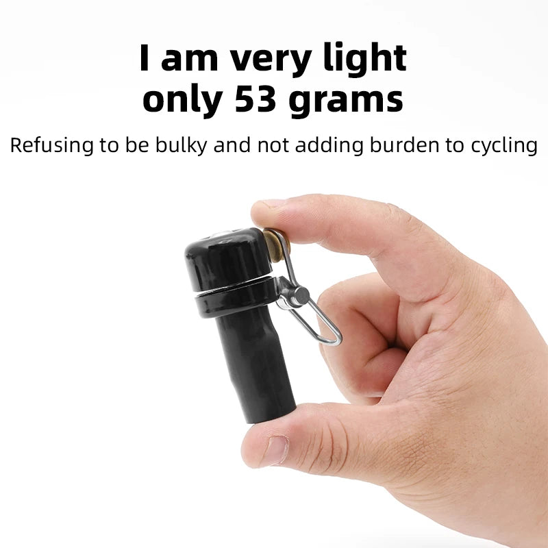 Bicycle Handlebar Plug Bell MTB Road Bike Curved Handlebars Blocked Bell Waterproof Loud Alarm Safety Horn Bicycle Accessories