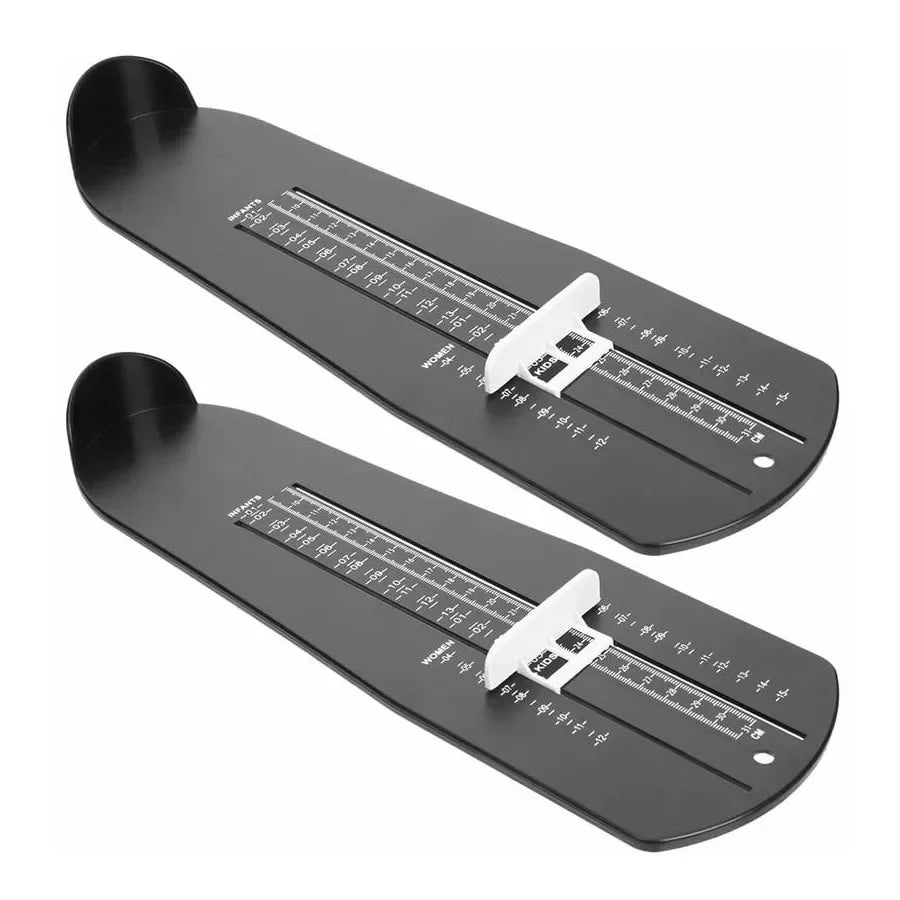 Family Foot Measuring Ruler, US Standard Shoe Sizing Device, Universal Feet Size Measurer for Infants, Kids, Men, Women & All Ad