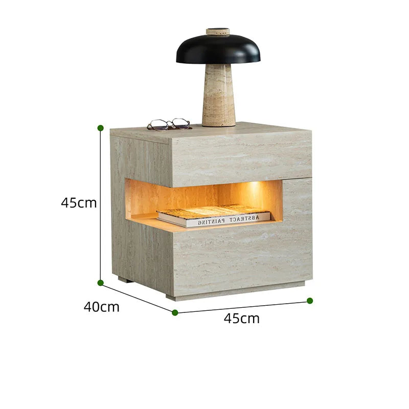 Bedroom With Drawers Bedside Table Quality Delicacy Tiny Cute Cream Style Nightstand Style Trendy Meubels Home Furniture