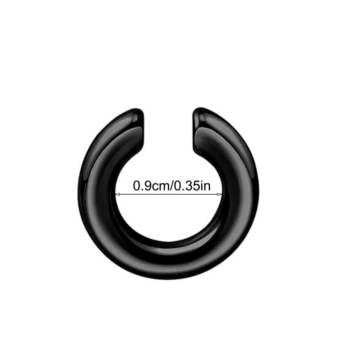 1pc Exaggerated c-Shaped Non-Piercing Nose Ring Fake Piercing Non-Piercing Ear Bone Clips For Men Ear Cuff Earrings