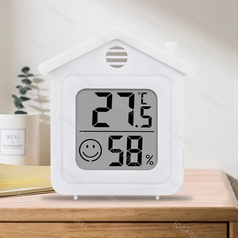 LCD Digital Thermometer Hygrometer Indoor Room Electronic Temperature Humidity Meter Sensor Gauge Weather Station For Home ﻿