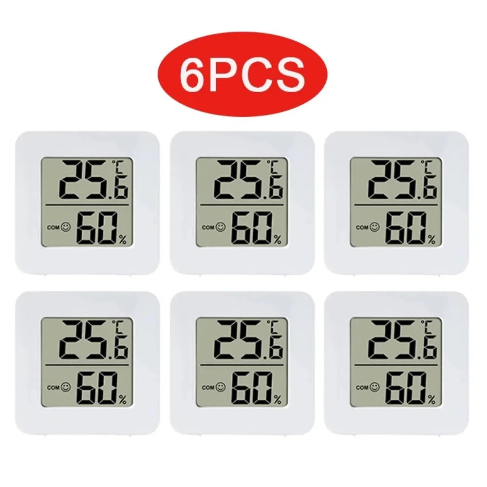 6-10pcs Digital Thermometer Hygrometer Indoor Mini Temperature LCD Electronic Monitor Hygrometer Outdoor Room Baby