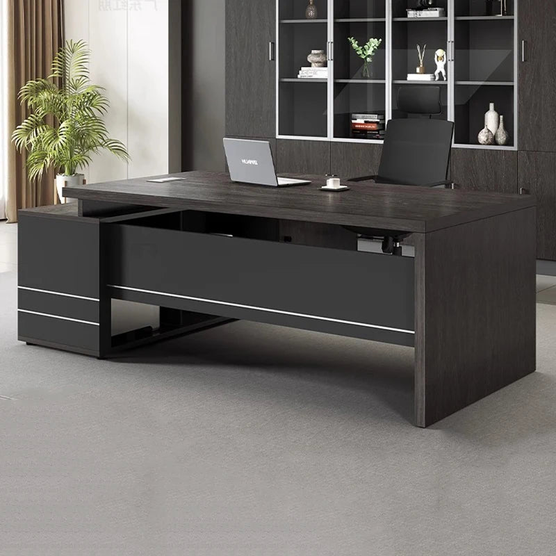 Irregular European Office Desk Lounge Creative Aesthetic Modern Designer Safe Office Desk Shelves Mesa Ordenador Home Furniture
