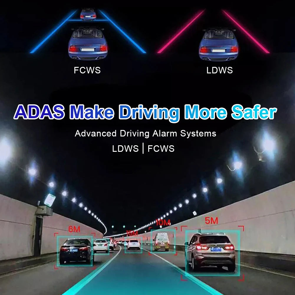 Car Dash Camera 1080P HD Driving Video Recorder 170 Degree Built-in WiFi DVR w/Night Vision Motion Detection G-Sensor Car Camera