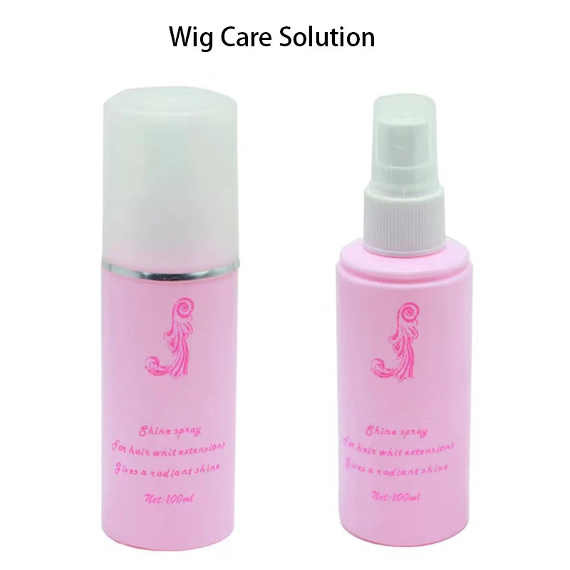 1PCS /2PCS Synthetic Wig Care Solution Anti-frizz Anti-static Conditioner Spray Smooth Tangles Hair System Protection for Wigs