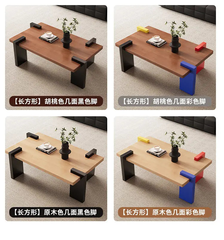 Center Unique Coffee Table Luxury Aesthetic Minimalist Designer Books Coffee Table Service Mesas Bajas Lounge Suite Furniture