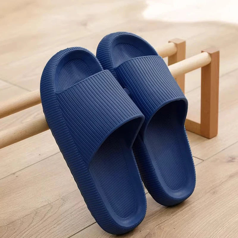 Slippers EVA Sandals Slippers Simple Men Women Wear Thick-Soled Non-Slip Summer Quarters Bathroom Shower  Indoor Home Casual