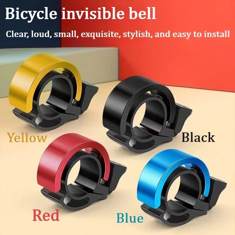 Universal Bicycle Bell Handlebar Horn Bell Invisible Small MTB Bicycle Clear Crisp and Loud Sound Beep Alarm Bicycle Accessories