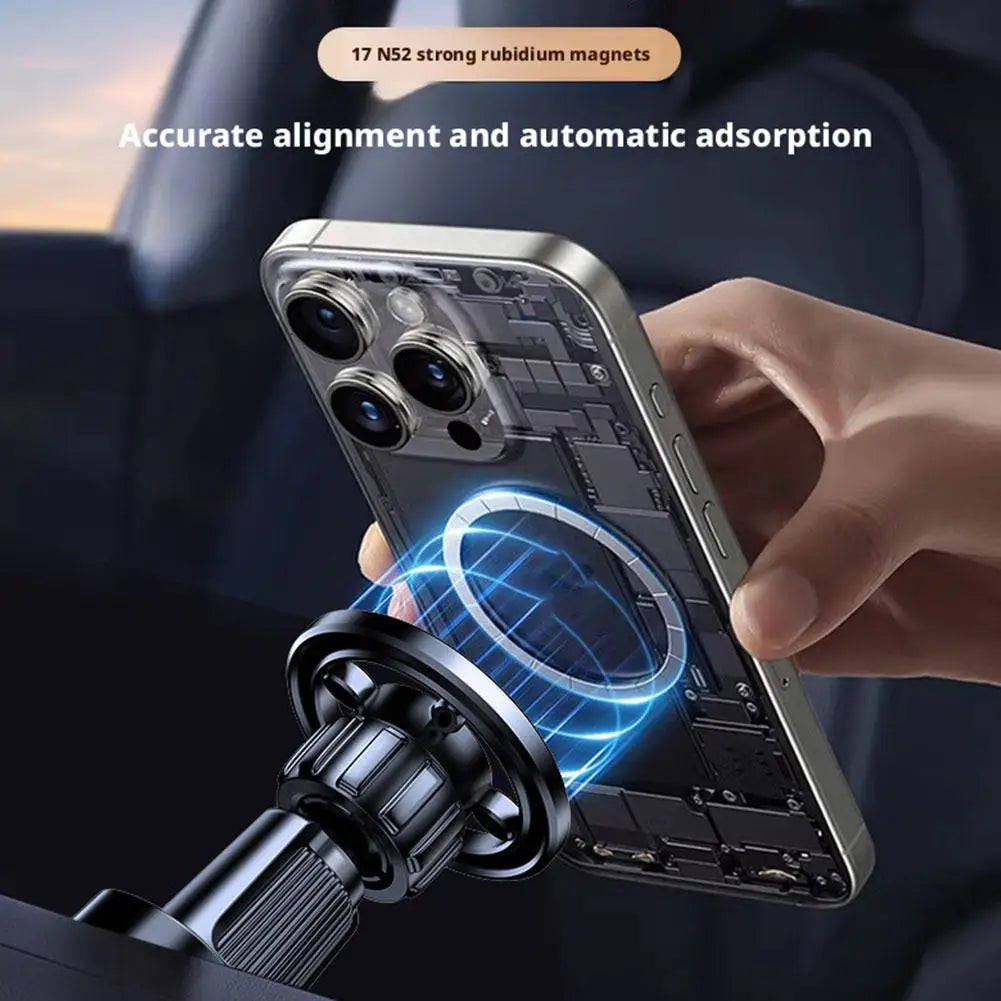 NEW Magnetic Car Phone Holder Stand Car Air Outlet Navigation Bracket For Magsafe Support GPS Mobile Bracket Auto Interior Decor