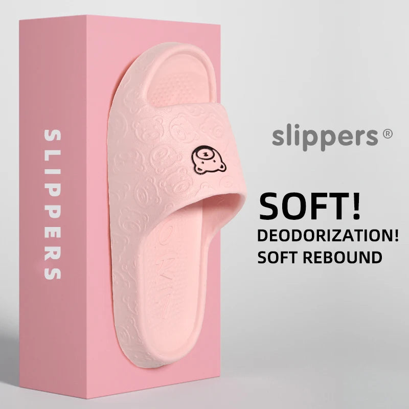 Non-Slip Slippers for Women Outdoor Wear 2024 New Indoor Home Sandals Female Summer Eva