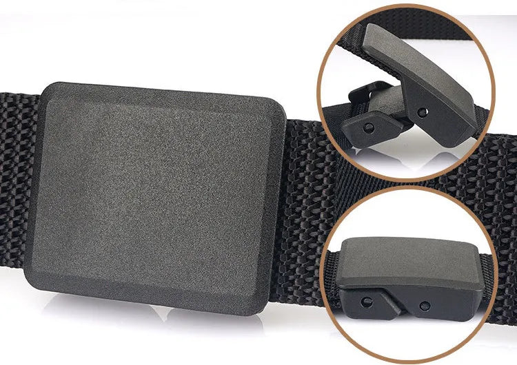 Military Automatic Buckle Nylon Belt Outdoor Hunting Multifunctional Tactical Canvas Belt High Quality Men Belt