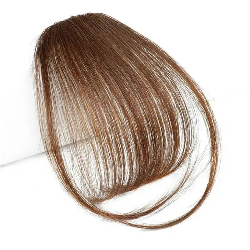 WIGSIN Synthetic Clip In Air Bangs Hair Extensions Short Straight Hairpiece Wig For Women Daily Use Hair Accessories