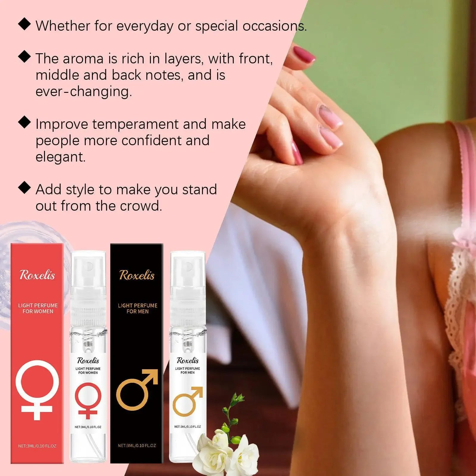 Long Lasting Pheromone Perfume Spray Flirting Encourage Dating Atmosphere Seduction Erotic Perfume For Men Women Sexy Fragrance