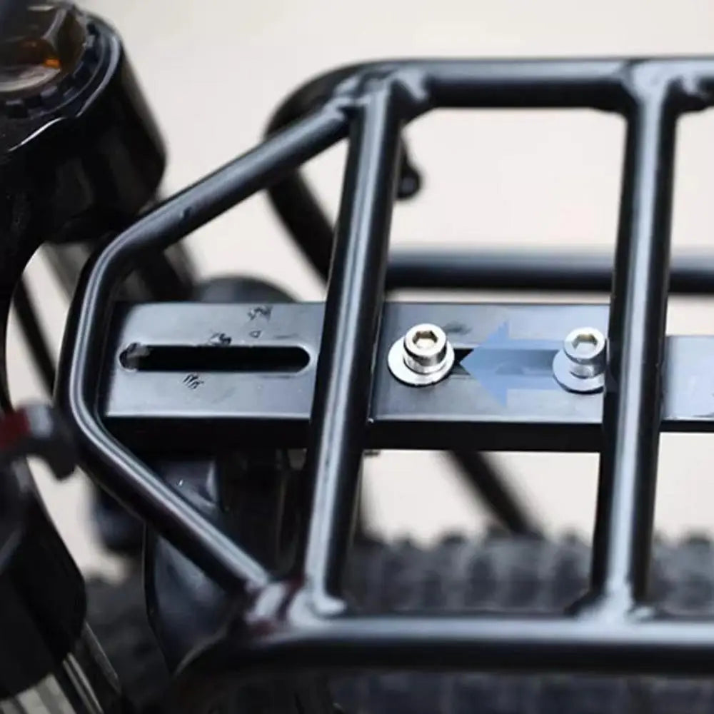 1pcs Bicycle Cycle Front Rack Heavy Duty Steel Cycling Front Bracket Luggage Shelf Cargo Rack Mountain Bike Front Rack
