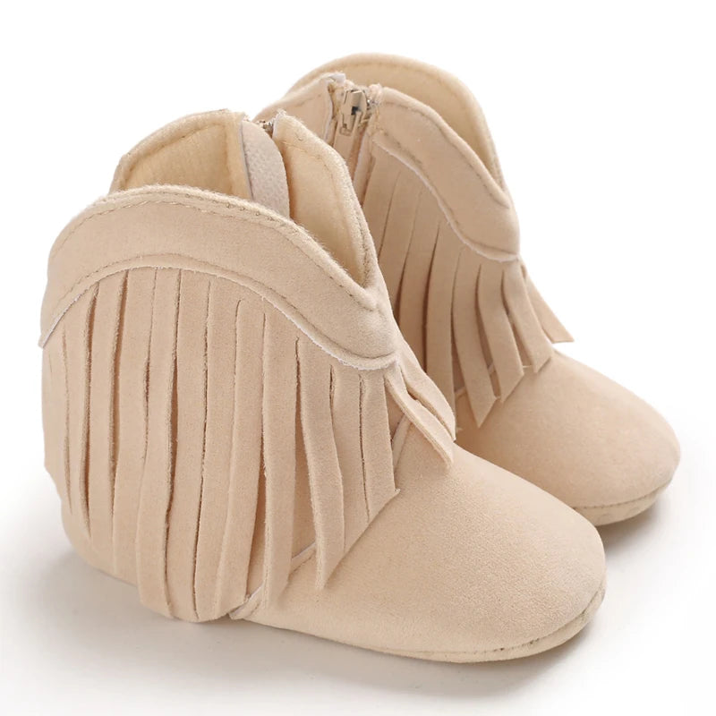 Newborn Baby Boots 0 12 Months Winter Denim First Walkers Boys Girls Warm Casual Western Style