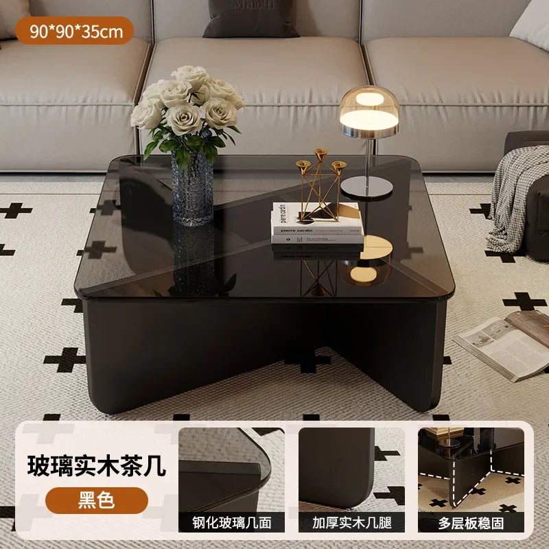 Aesthetic Coffee Table Elegant Design Glam Modern Side Table Space Premium Saving Vintage Sedentary Table Home Furniture