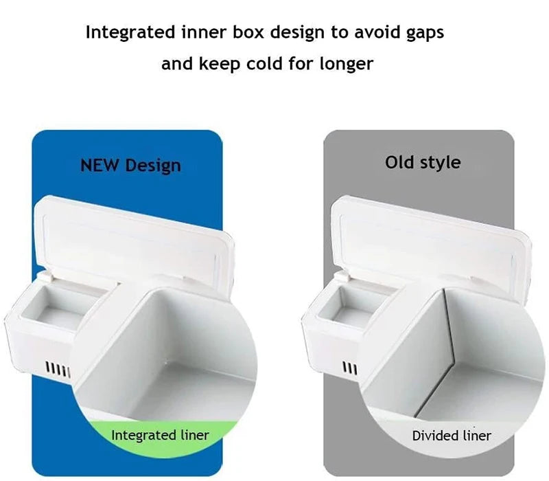 Insulin Cooler Mini Fridge Portable Medicine Refrigerator Serum Interferon Dispenser Car Fridge Family Outdoor Travel