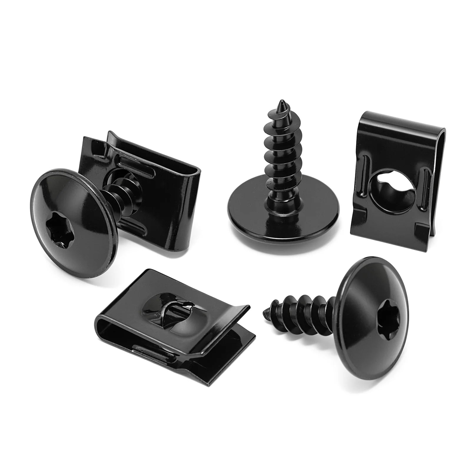40pcs/30pcs Wall Panel Fixed Screws Self Tapping Car Engine Clamps Bolt Bumper Arch Mud Flaps Splash Guards Undertray Trim