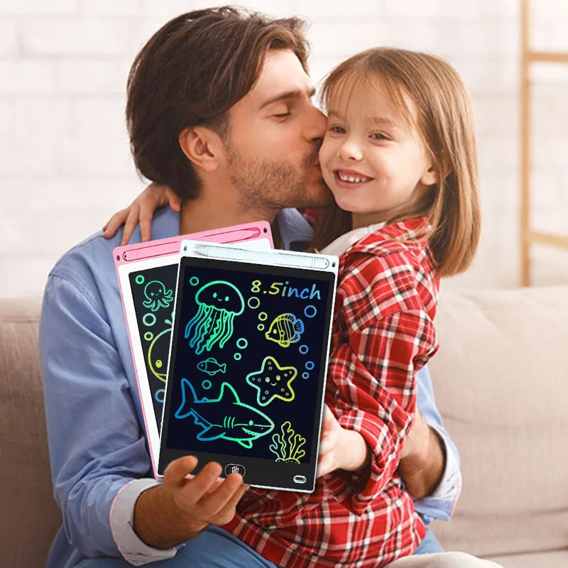 8.5 Inch LCD Writing Tablet Digital Drawing Tablet Handwriting Pads Portable Electronic Doodle Blackboard Travel Educational Toy