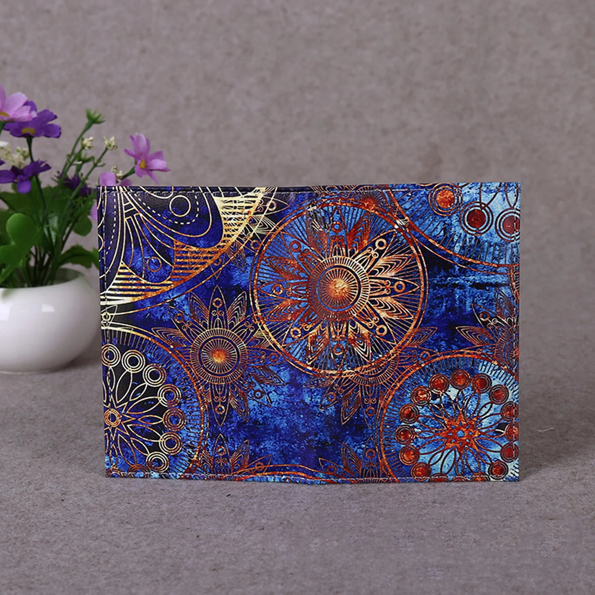 Printed Passport Cover Travel Passport Clip, PU Leather Passport Holder, Lightweight Wallet Protection. Passport Protective Case