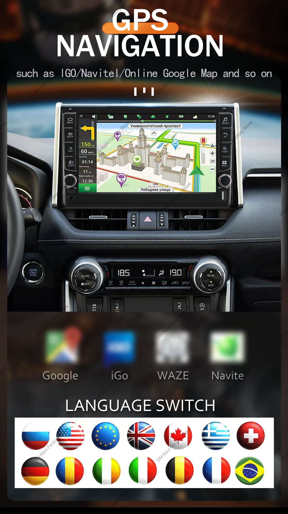 Android 16  For Kia RlO 2 2005 - 2011 2 Din Video Player Car Radio Multimedia Stereo Navigation Carplay AUTO Head Unit Audio  GP