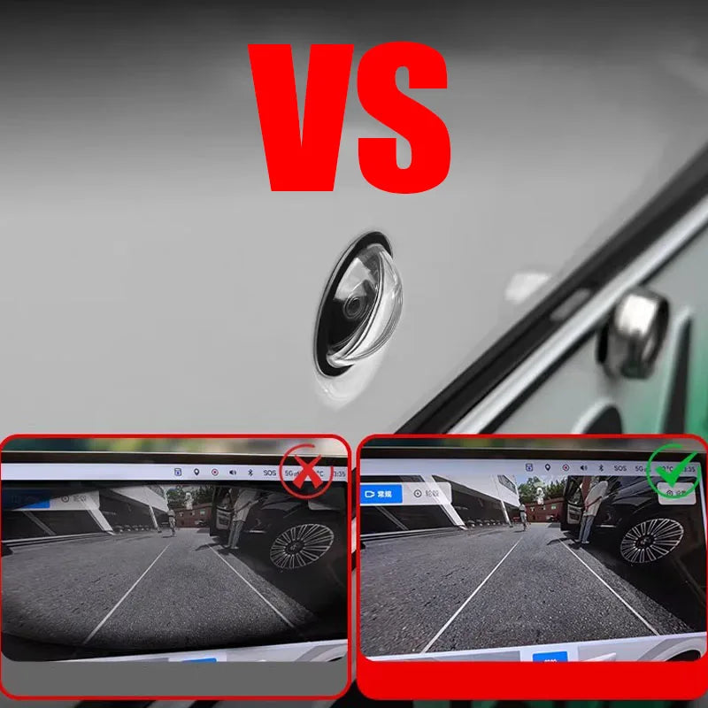 2/4Pcs Universal Car Rear View Backup Camera Lens Protector 360° Anti Scratch Waterproof Anti Glare Protection Cover