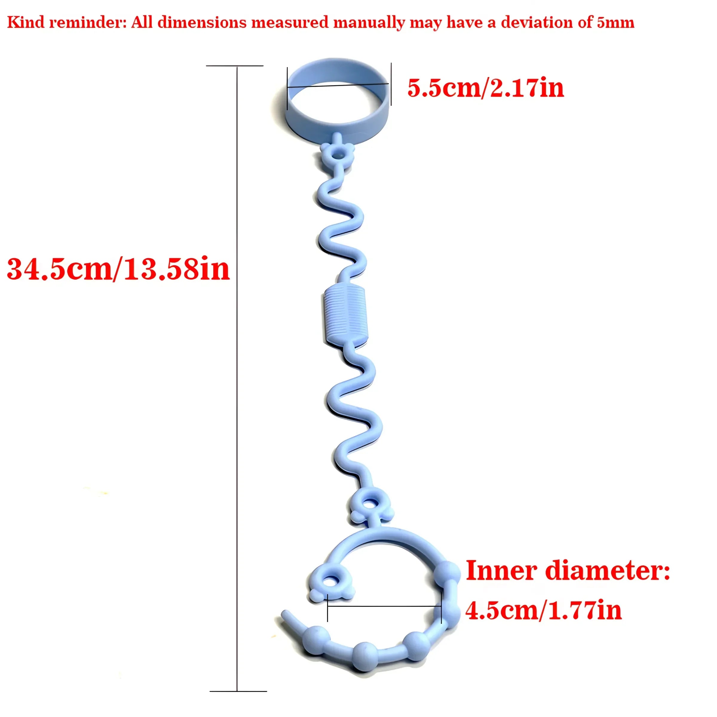 Baby special anti-loss chain food-grade children pacifier anti-drop chain teether toys water cup strap anti-loss rope
