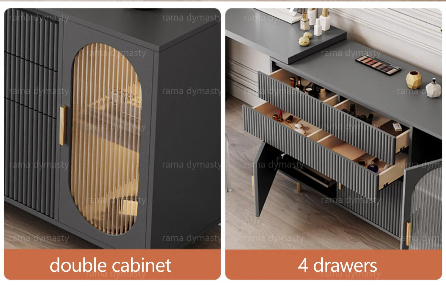 Modern Dresser Bedroom Simple Modern Corner Integrated Dressing Table Small Household Light Luxury Dressing Table