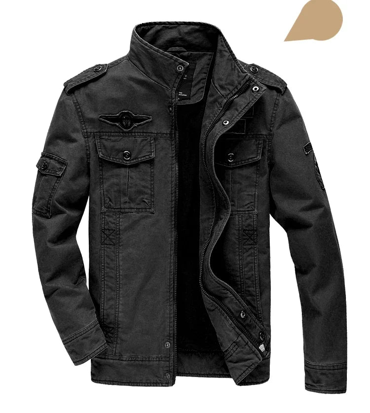 New 2025 Casual Army Military Jacket Men Plus Size M-6XL Jaqueta masculina  Spring & Autumn Cargo Mens Jackets Coat