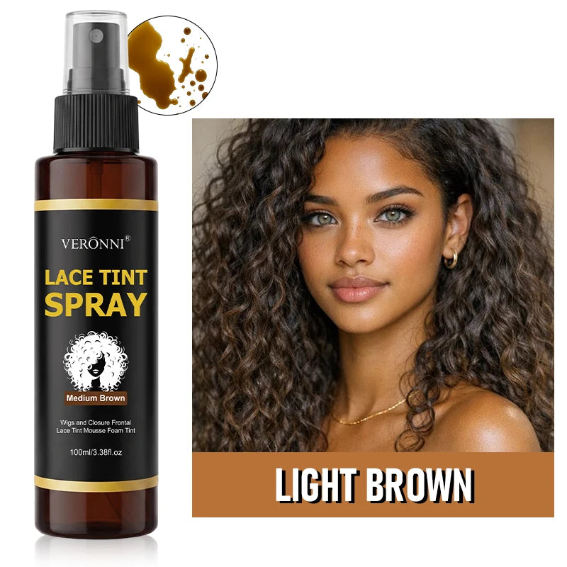 100ml Lace Melting Spray And Holding Spray,Wig Melting Spray Strong Natural Forming Hold Dyed wig care spray For Lace Wigs