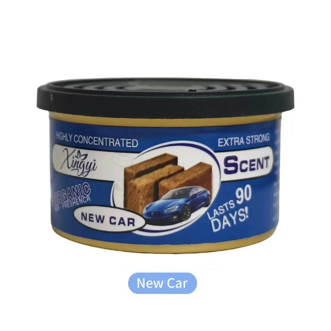 Car Air Fresheners Perfume Car Odor Eliminator Canned Wood Block Long-Lasting Auto Aromatherapy Home Wardrobe Deodorant Supplies